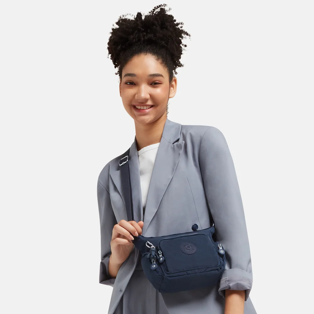 Kipling Gabbie crossbody tas mini Bleu Bleu 2 bij Duifhuizen