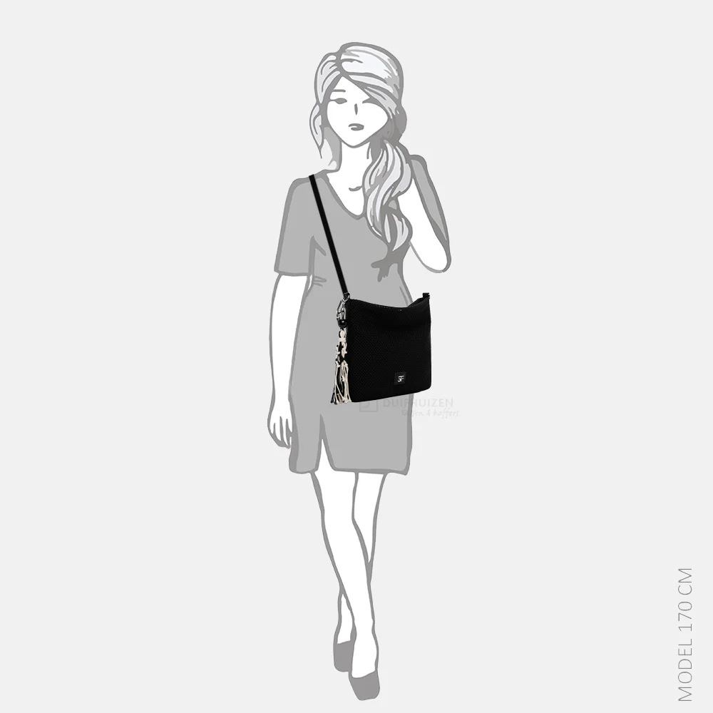 Suri Frey Gitty crossbody tas zwart bij Duifhuizen