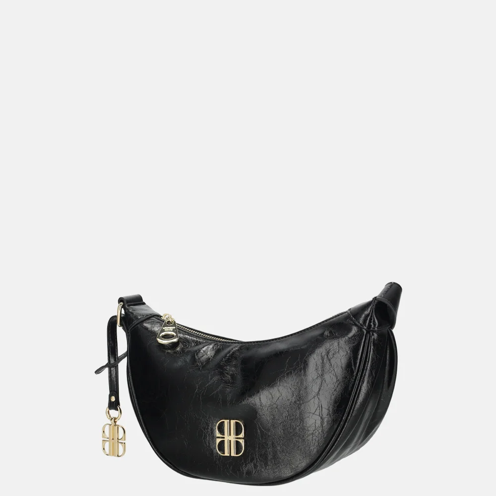 Laurent David crossbody tas lak S black bij Duifhuizen