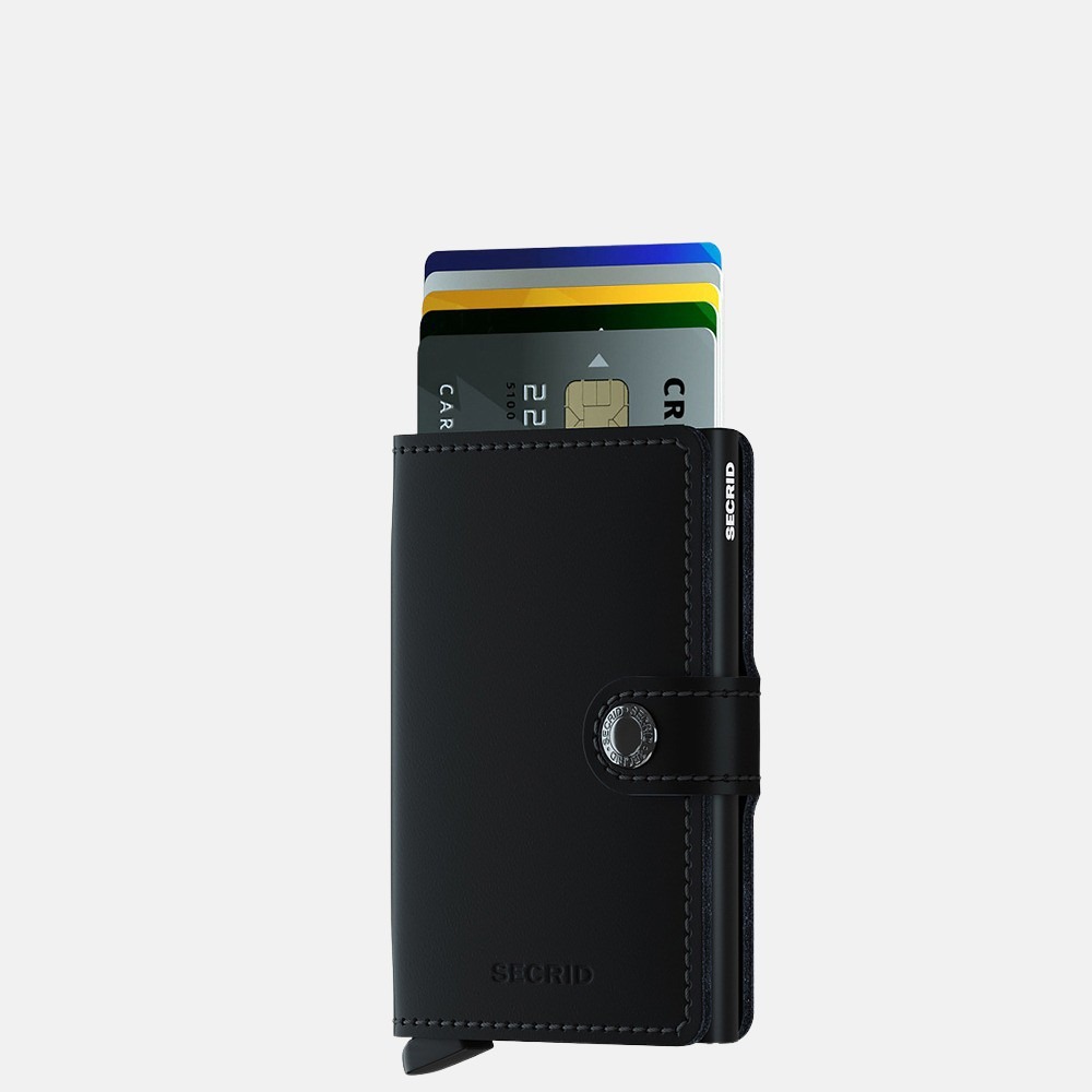 Secrid Miniwallet pasjeshouder matte black bij Duifhuizen