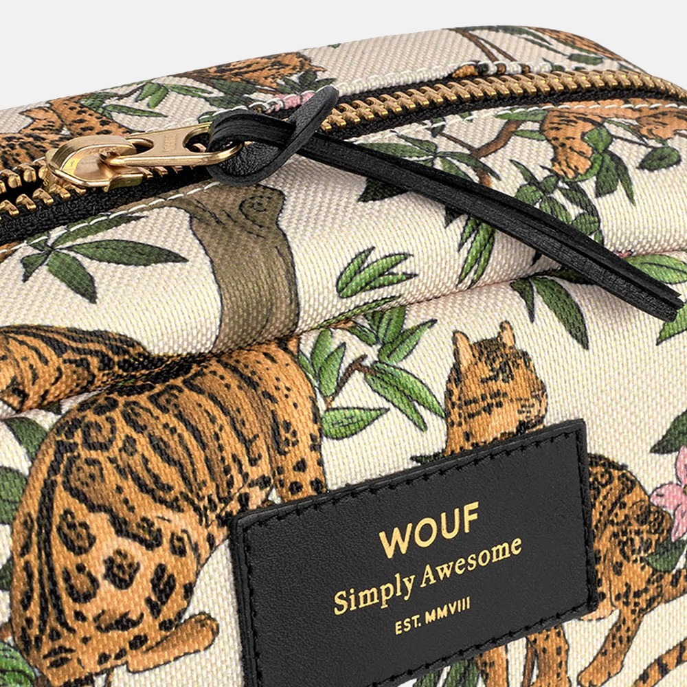 WOUF make-up tas Lazy Jungle bij Duifhuizen