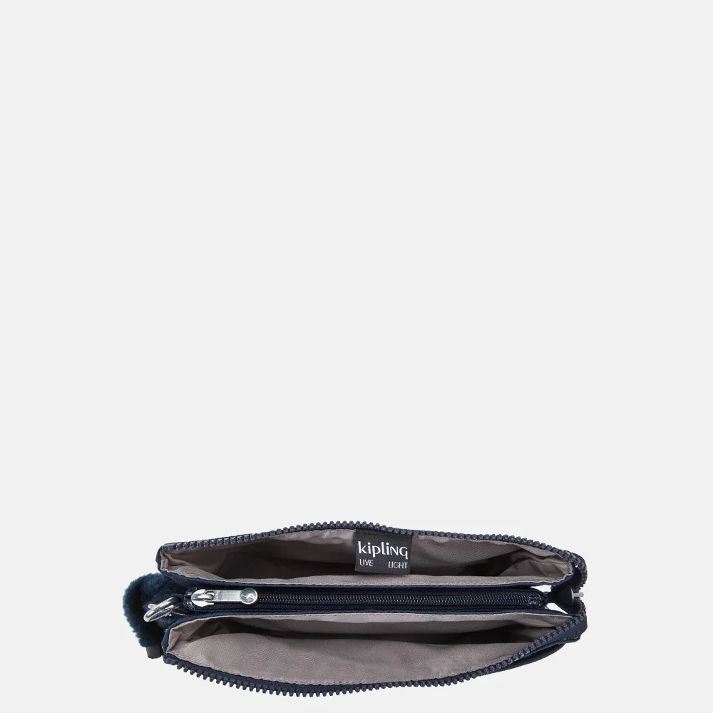 Kipling Riri crossbody tas blue bleu  bij Duifhuizen