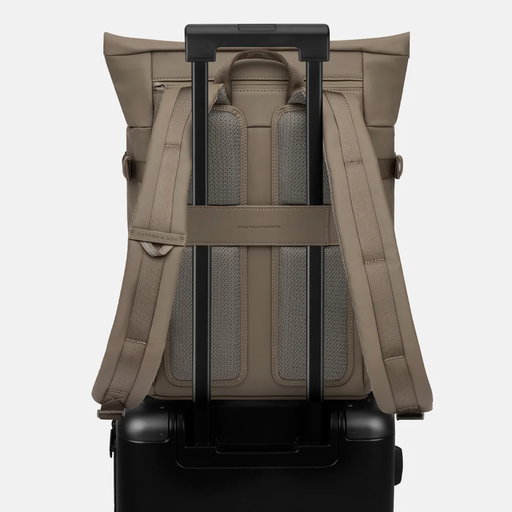 Kapten & Son Helsinki 2.0 laptoprugzak 15 inch walnut bij Duifhuizen