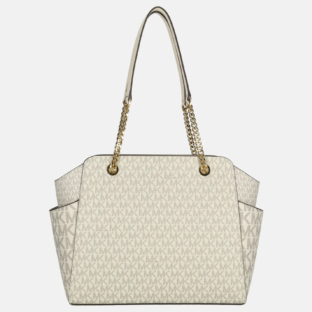 Michael Kors Jacquelyn shopper vanille/cream bij Duifhuizen