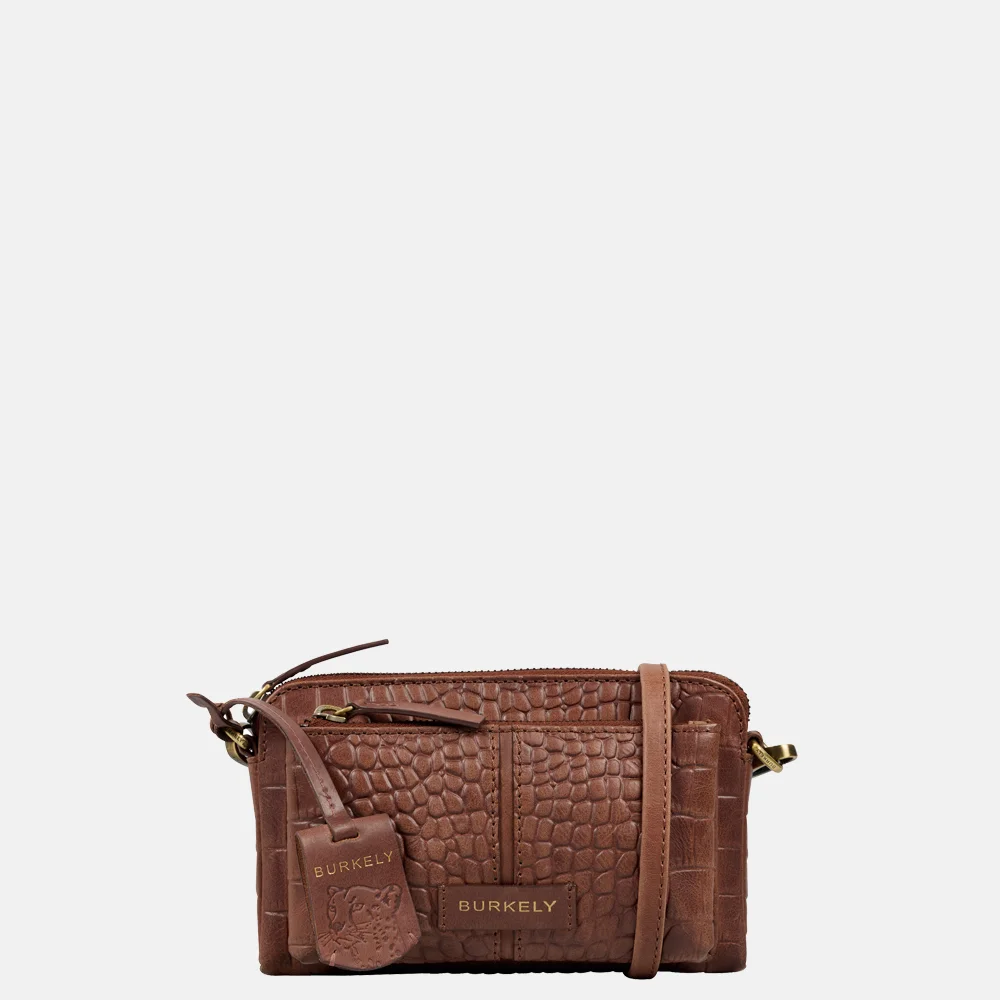 Burkely Cool Colbie crossbody tas mini brown
