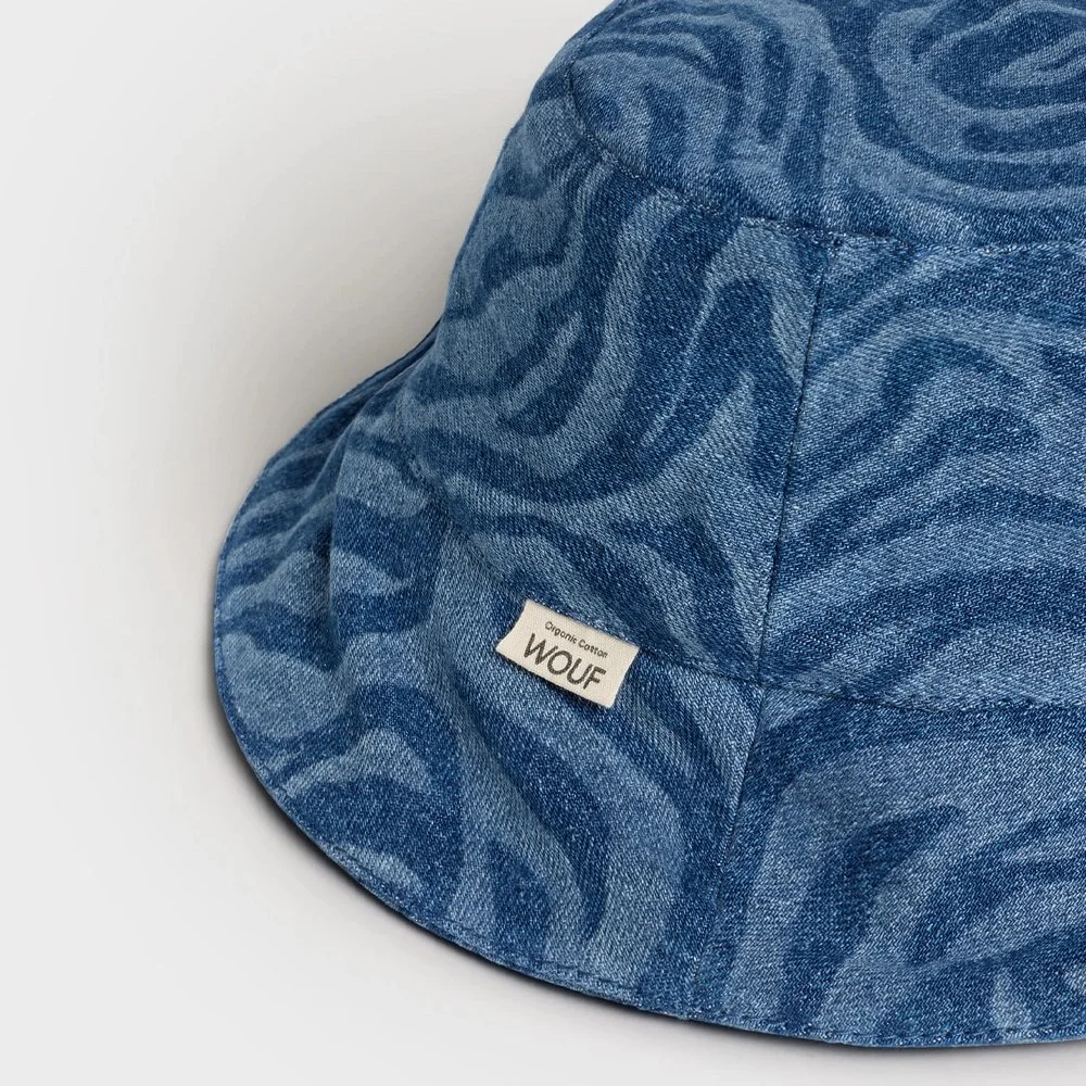 WOUF bucket hoed Siera Zebra Jeans bij Duifhuizen