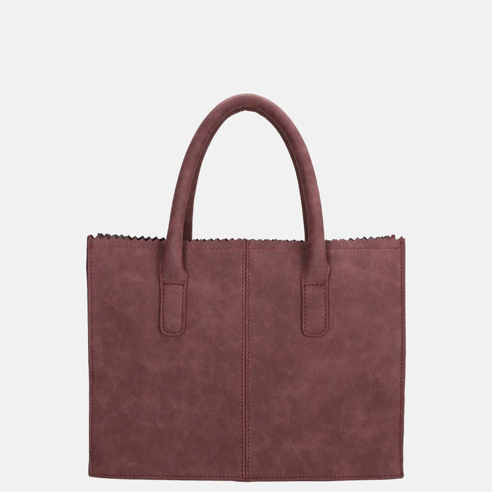 Zebra Trends Lisa handtas M bordeaux rood bij Duifhuizen