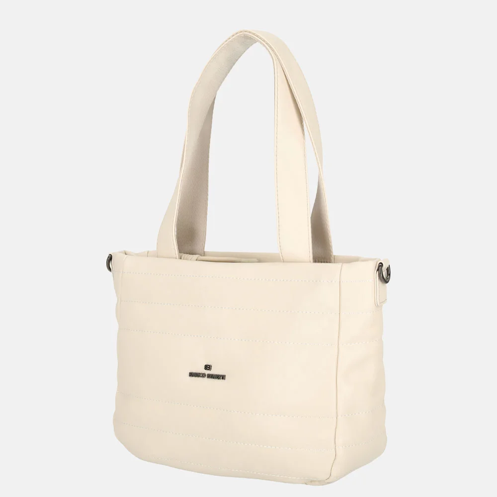 Enrico Benetti Romy handtas puffy off white bij Duifhuizen
