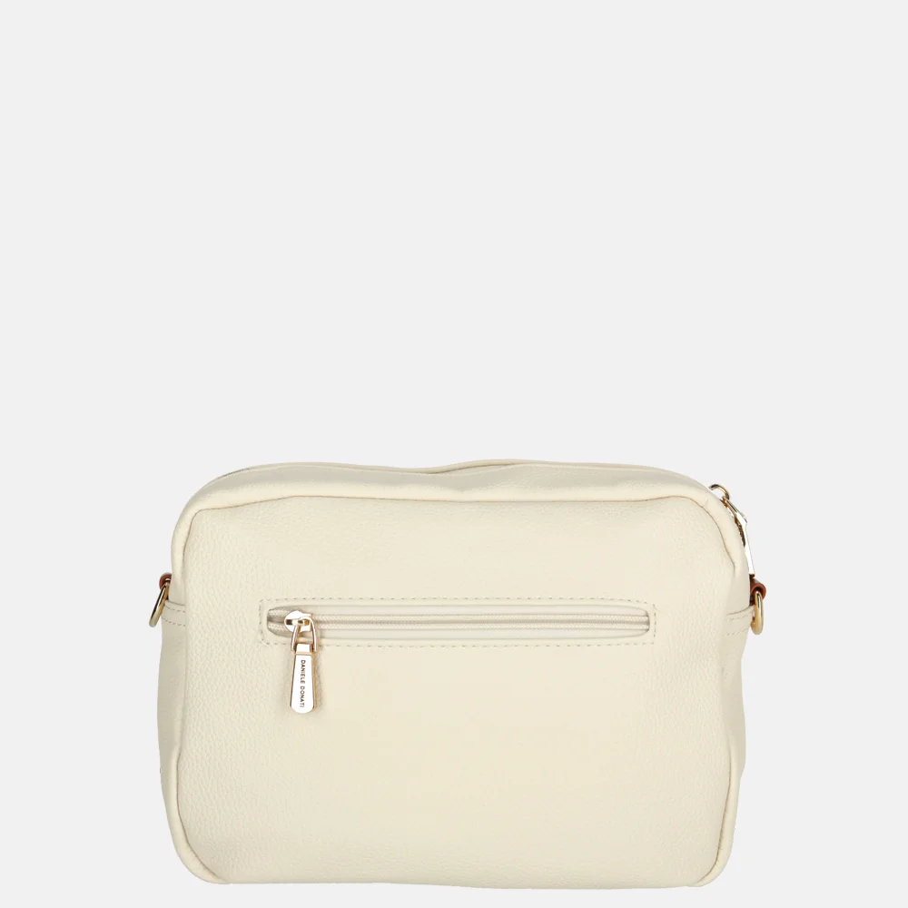 Daniele Donati crossbody tas light beige bij Duifhuizen