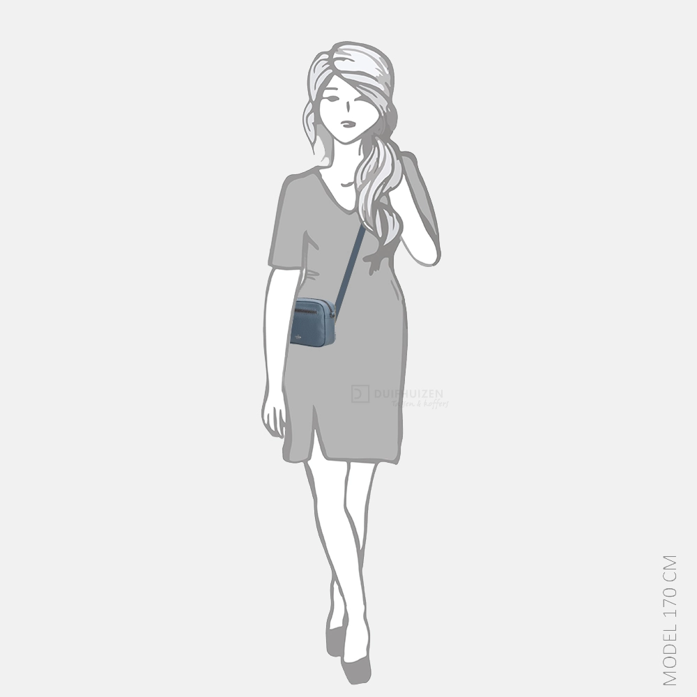 Charm London New York crossbody tas S jeans bij Duifhuizen