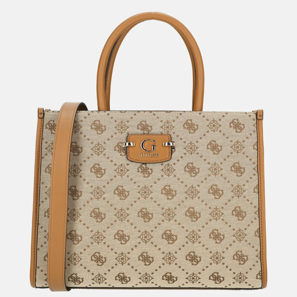 Guess Neda comp tote shopper latte logo