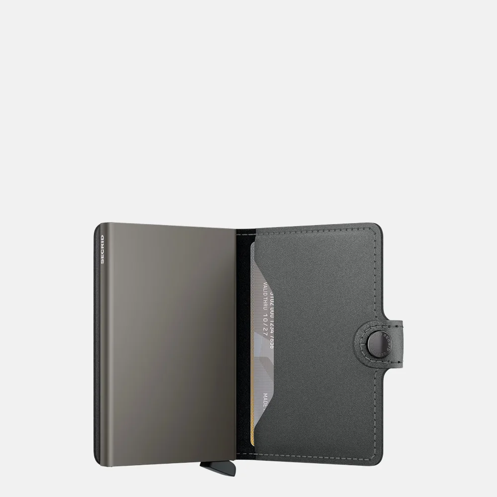 Secrid Miniwallet pasjeshouder matte satin steel bij Duifhuizen