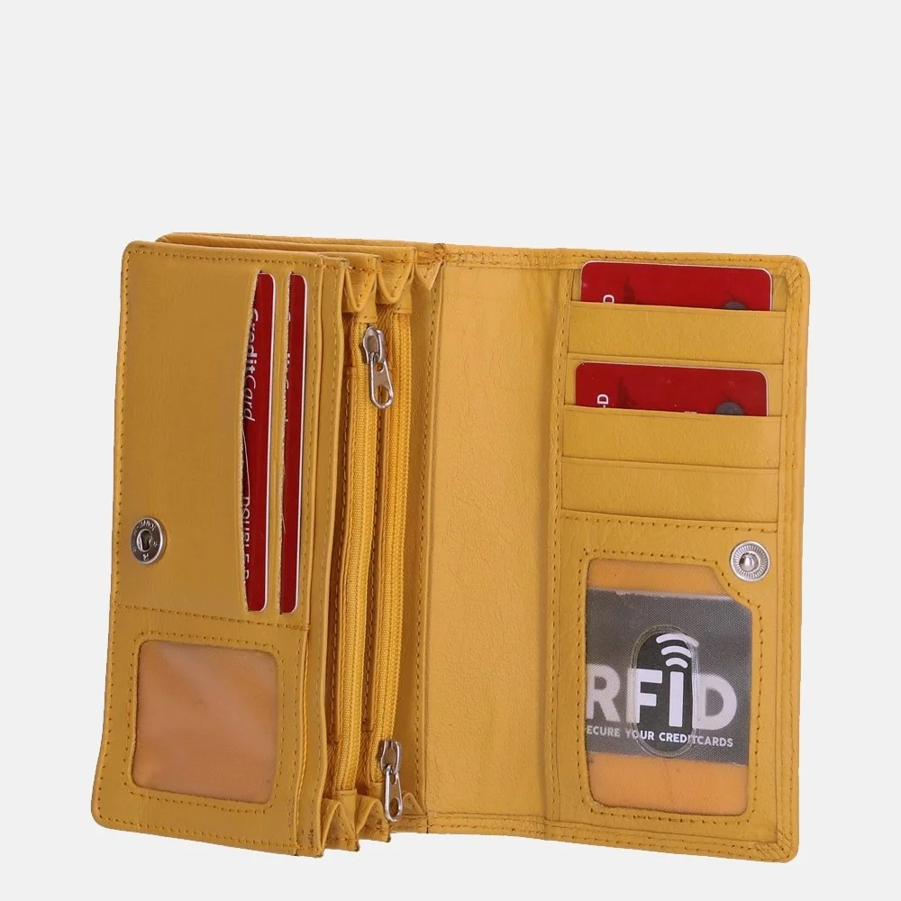 DD Exclusive portemonnee geel bij Duifhuizen
