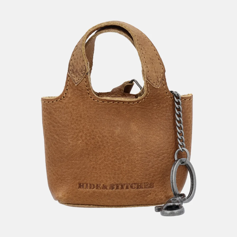 Hide & Stitches Earth inspire sleutelhanger bruin bij Duifhuizen