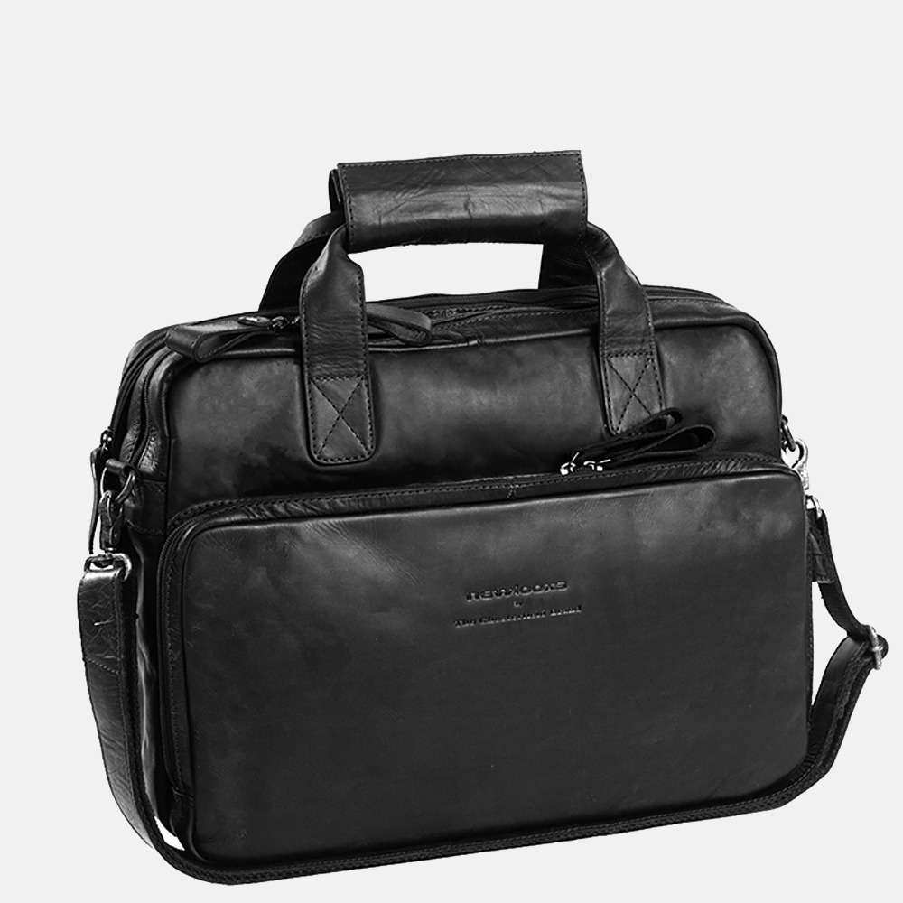 Chesterfield Geneva laptoptas/fietstas 15.6 inch black bij Duifhuizen