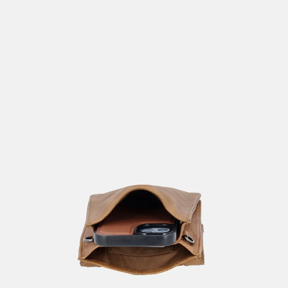 Hide & Stitches Earth inspire telefoontas bruin bij Duifhuizen