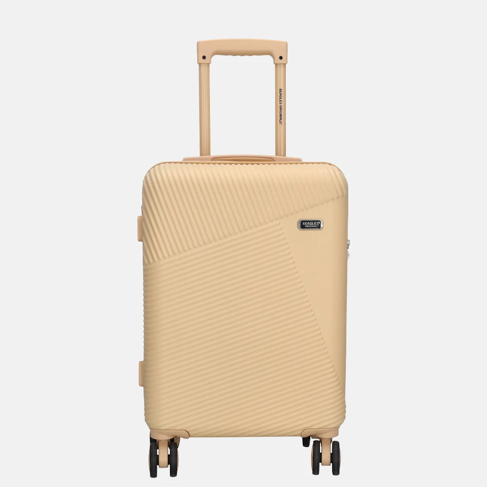 Beagles Originals spinner handbagage koffer 50 cm beige