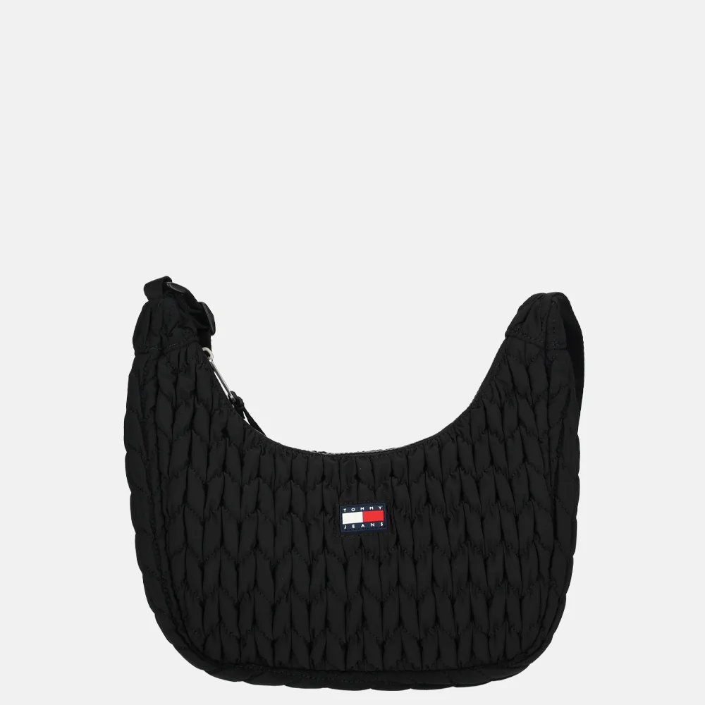 Tommy Hilfiger Urban guilted schoudertas black bij Duifhuizen