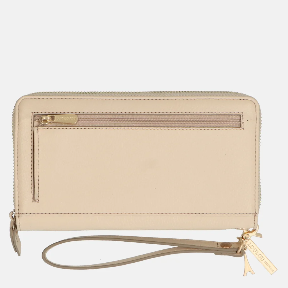 Loulou Essentiels SLB portemonnee beige bij Duifhuizen