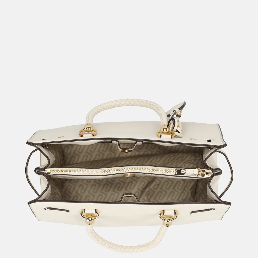 Liu Jo Manhattan tote shopper M cream bij Duifhuizen