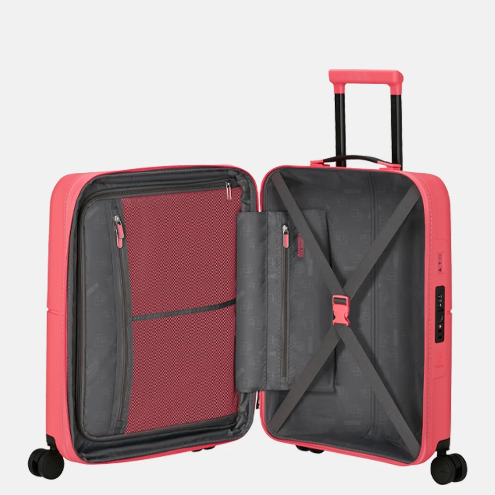 American Tourister Dashpop handbagage koffer 55 cm sugar pink bij Duifhuizen