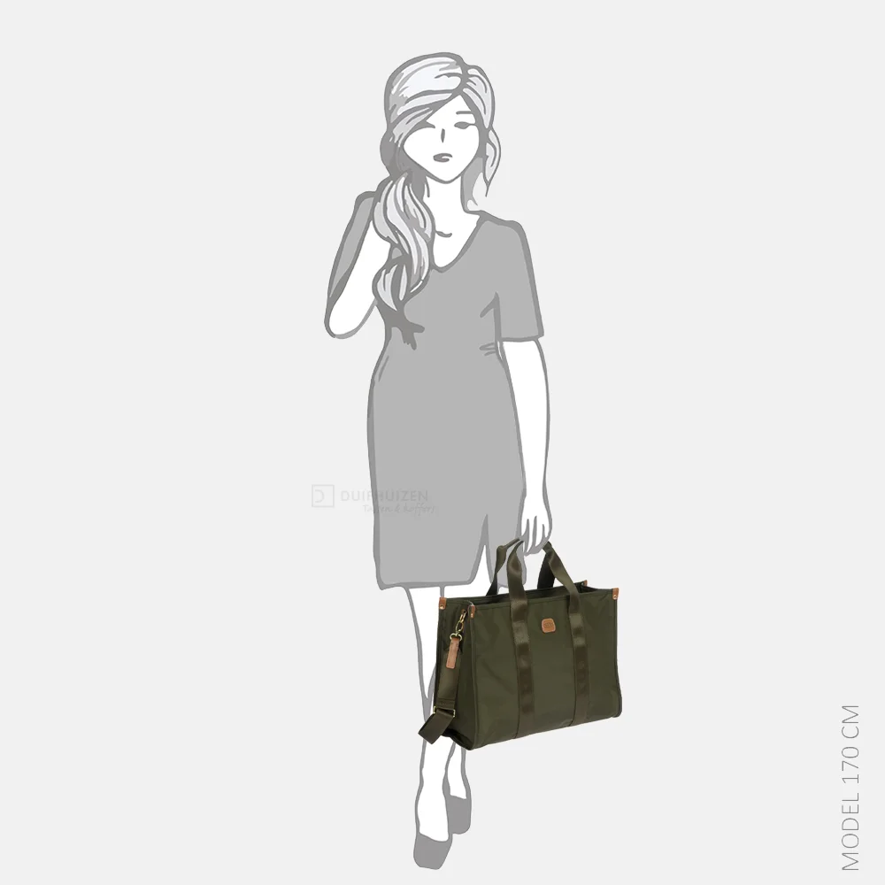 Bric's Opera bag shopper olive bij Duifhuizen