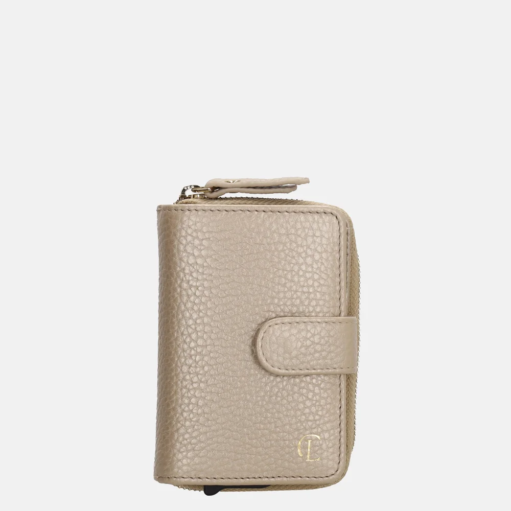 HNOOM Kleine damesportemonnee van PU-leer, met ritssluiting, muntvak, mini- portemonnee, creditcardhouder met 9 kaartvakken, cadeaus voor dames, beige, Small, Compact HNOOM Kleine damesportemonnee van PU-leer, met ritssluiting, muntvak, mini- portemonnee, creditcardhouder met 9 kaartvakken, cadeaus voor dames, beige, Small, Compact