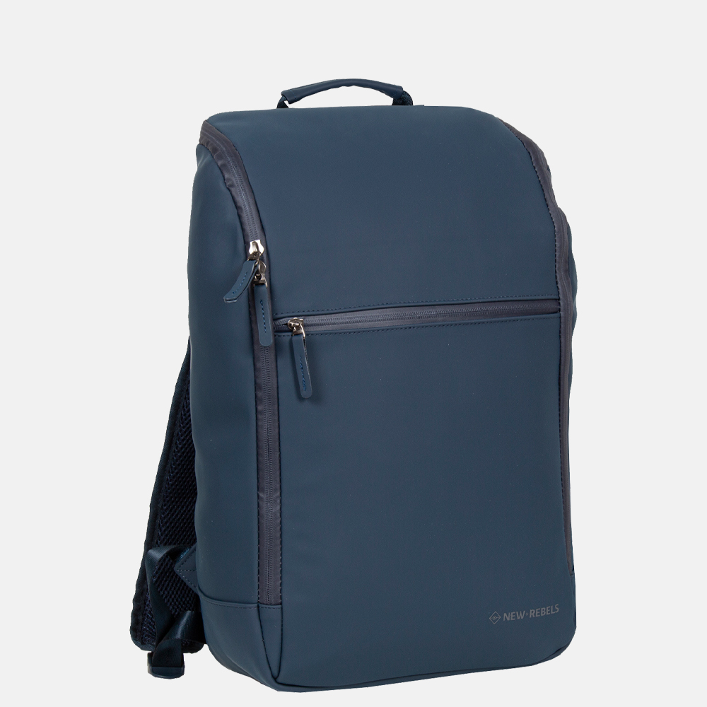 New Rebels Harper rugzak 15.6 inch navy bij Duifhuizen