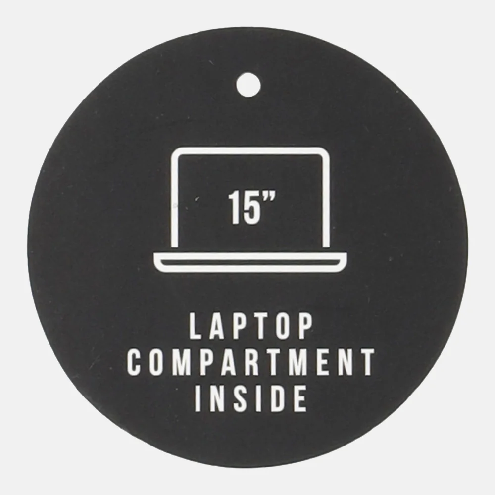 Enrico Benetti Swindon laptoprugzak 15 inch grijs bij Duifhuizen