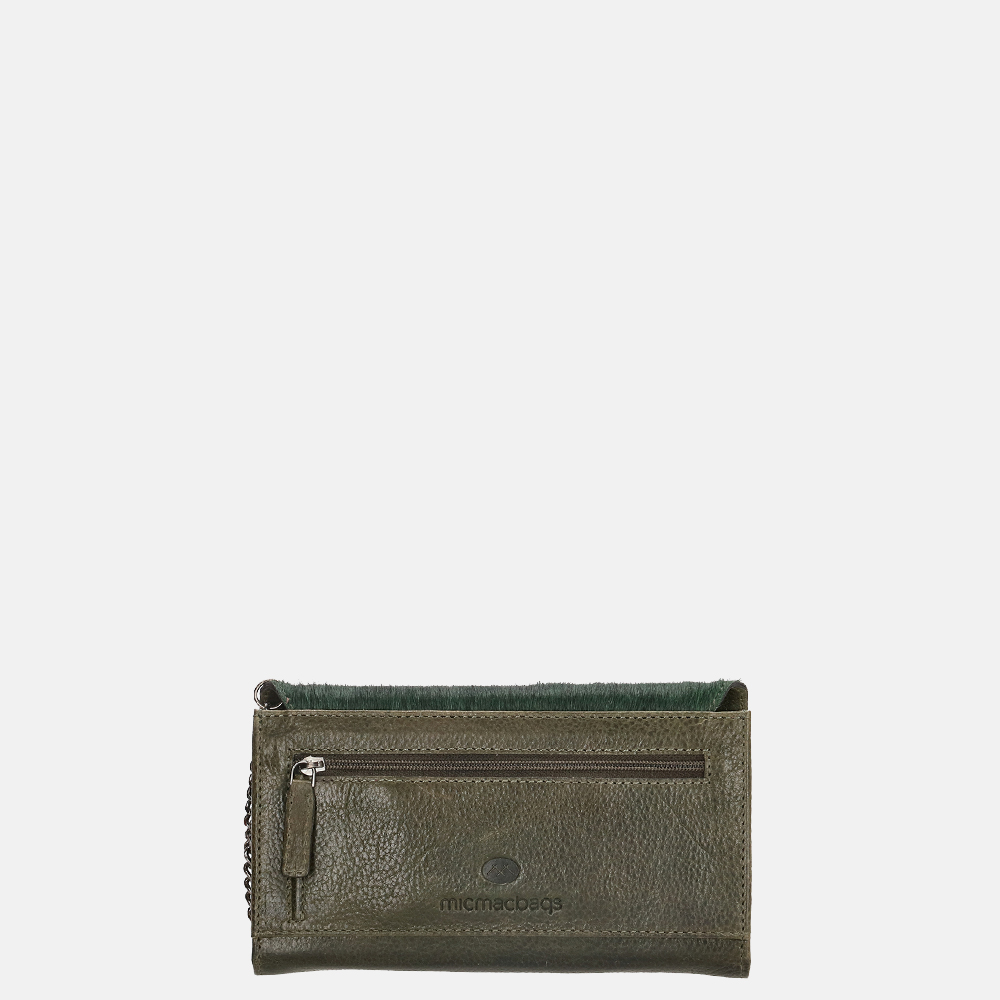 Micmacbags Mendoza crossbody tas donkergroen bij Duifhuizen
