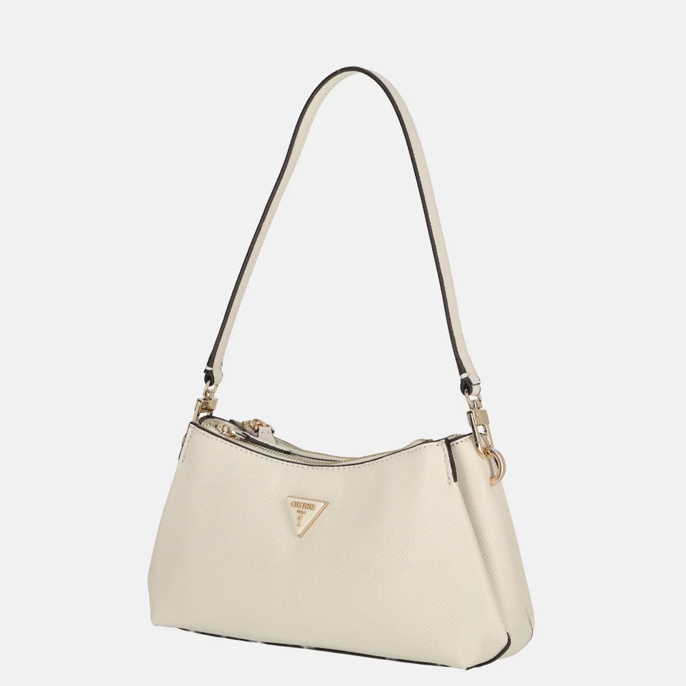 Guess Noelle II schoudertas mini bone bij Duifhuizen