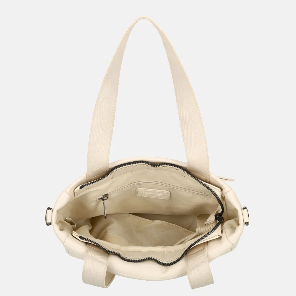 Enrico Benetti Romy handtas puffy off white bij Duifhuizen