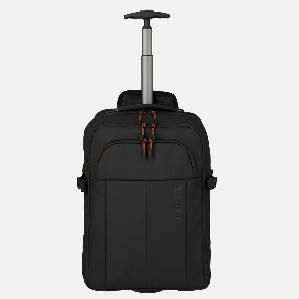 Travelite Briize trolley rugzak black bij Duifhuizen
