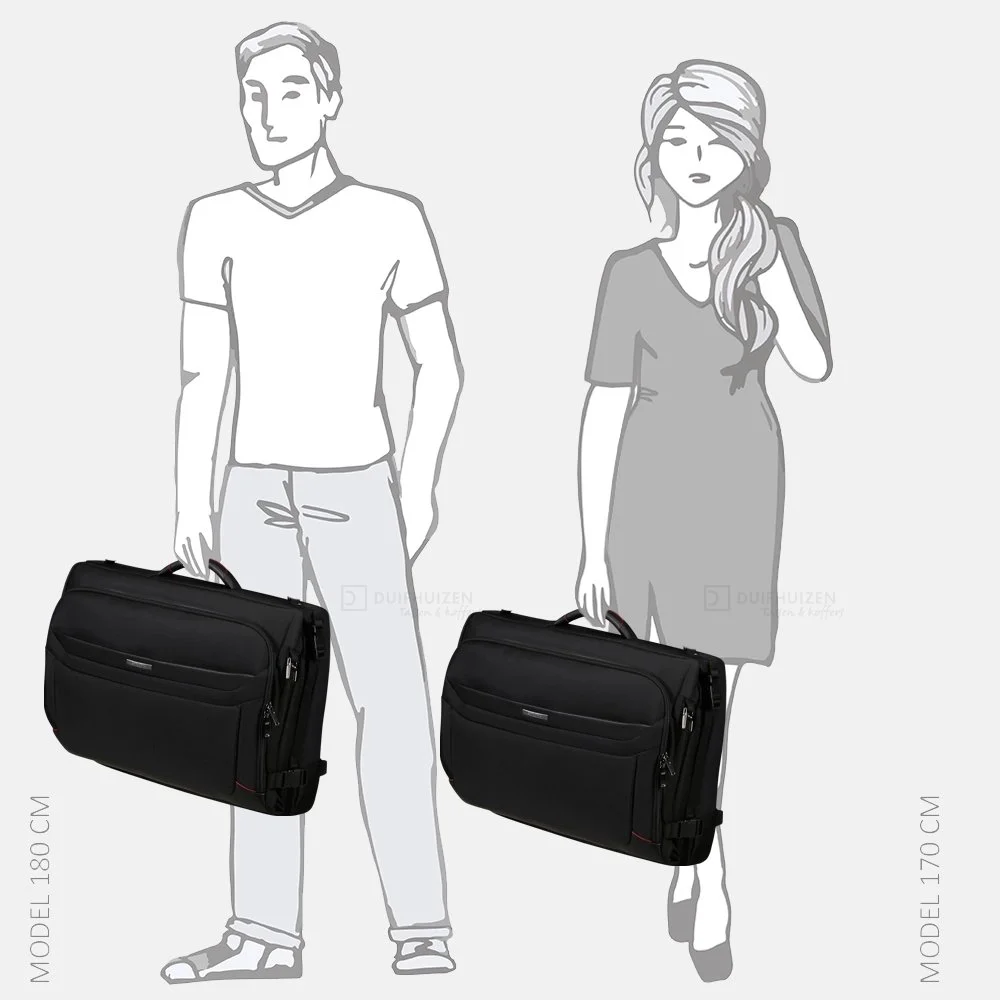 Samsonite Tri-fold kledinghoes PRO-DLX 6 black bij Duifhuizen