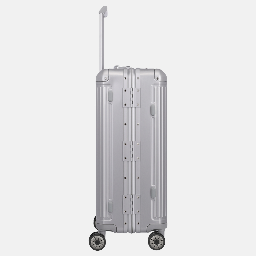 Travelite Next koffer 67 cm silver bij Duifhuizen