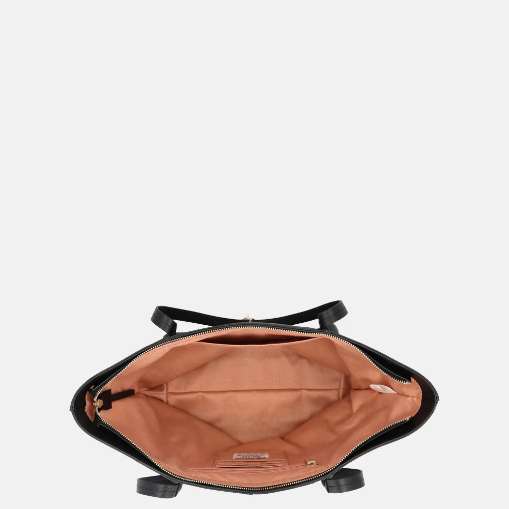 Loulou Essentiels Lola shopper black bij Duifhuizen