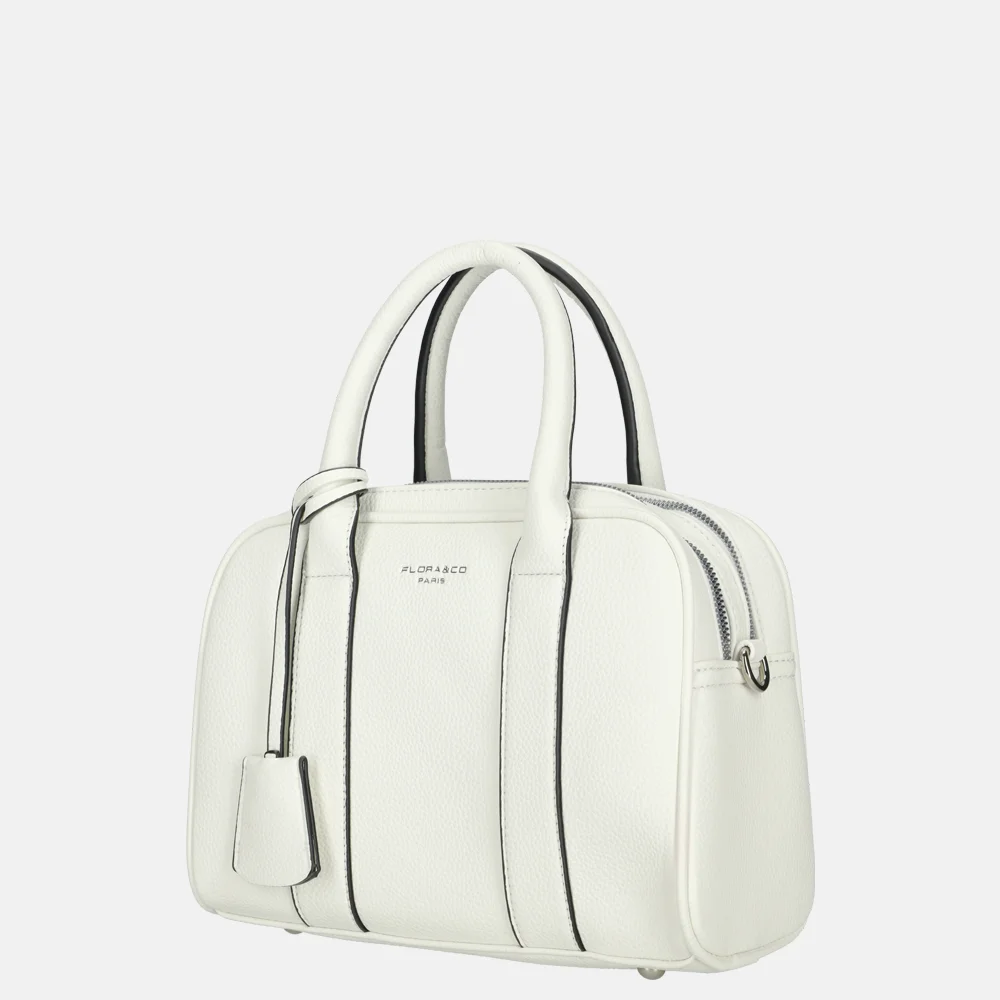 Flora & Co handtas white bij Duifhuizen