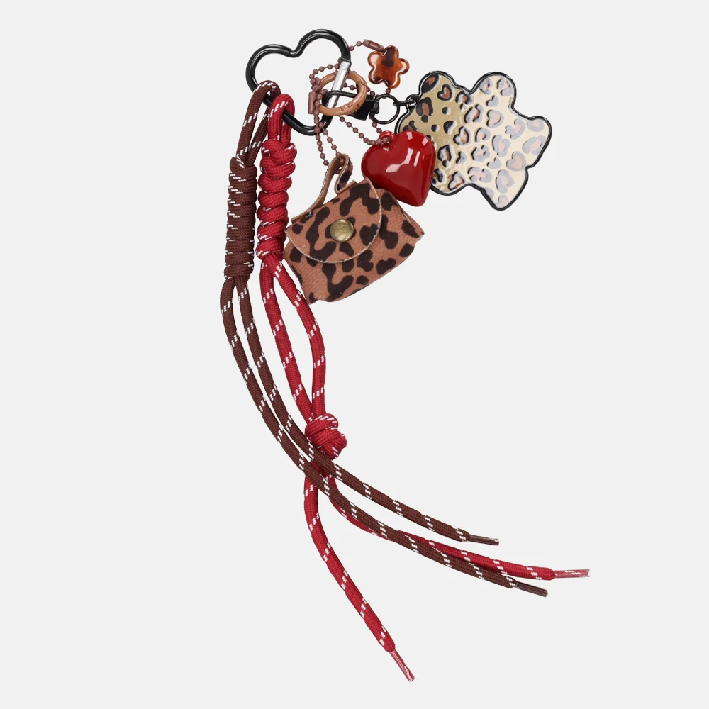 Beagles bag charm/tassenhanger multi