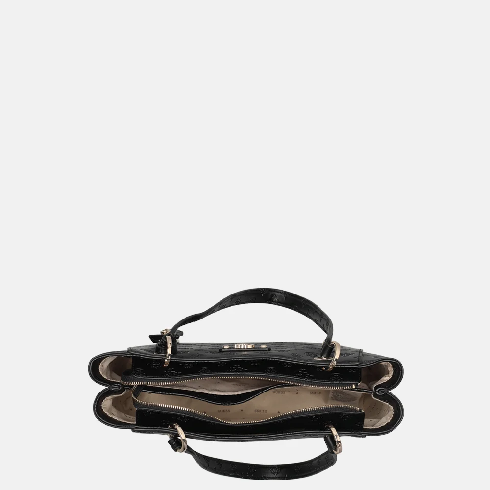 Guess Dita shopper black logo bij Duifhuizen