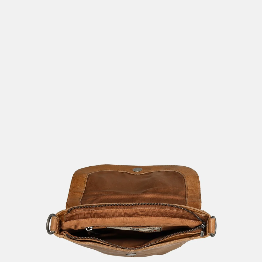 Bear Design schoudertas cognac bij Duifhuizen