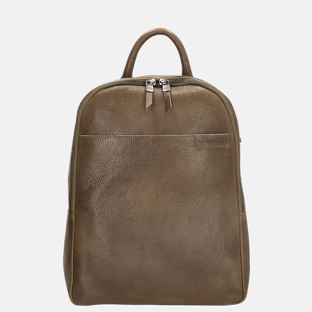 Micmacbags Côte d' Azur luiertas/rugzak dark taupe