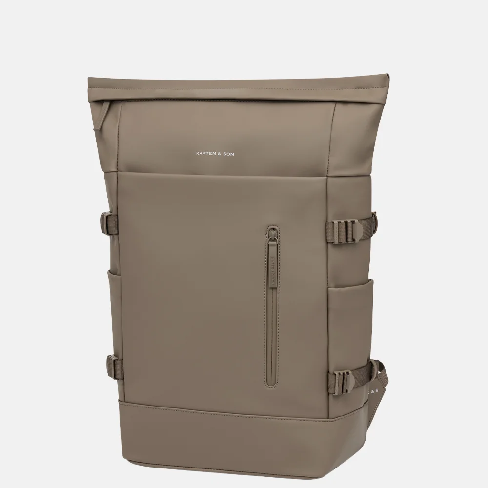 Kapten & Son Helsinki PRO rugzak 15 inch walnut bij Duifhuizen