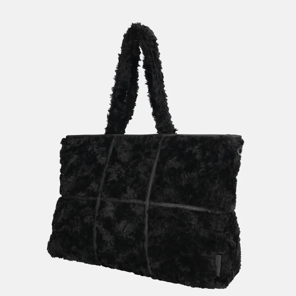 Enrico Benetti Fay shopper L teddy zwart bij Duifhuizen