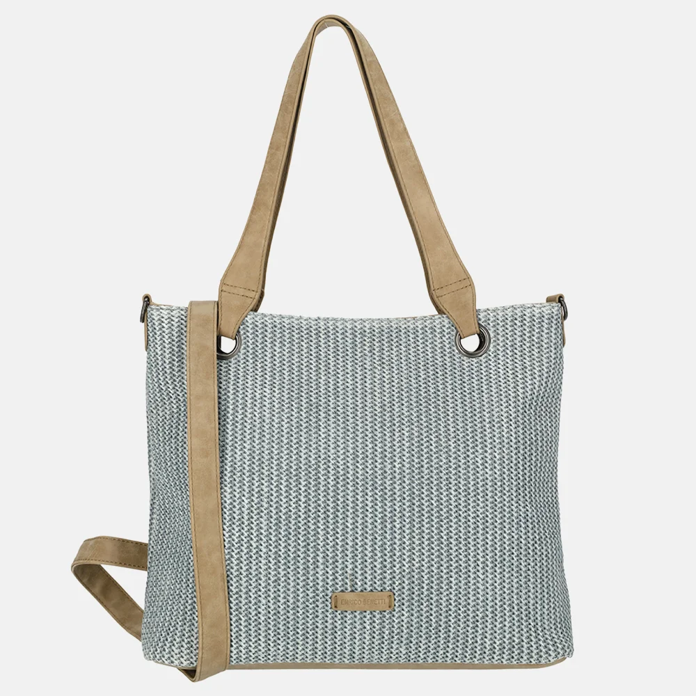 Enrico Benetti Summer shopper M lichtblauw