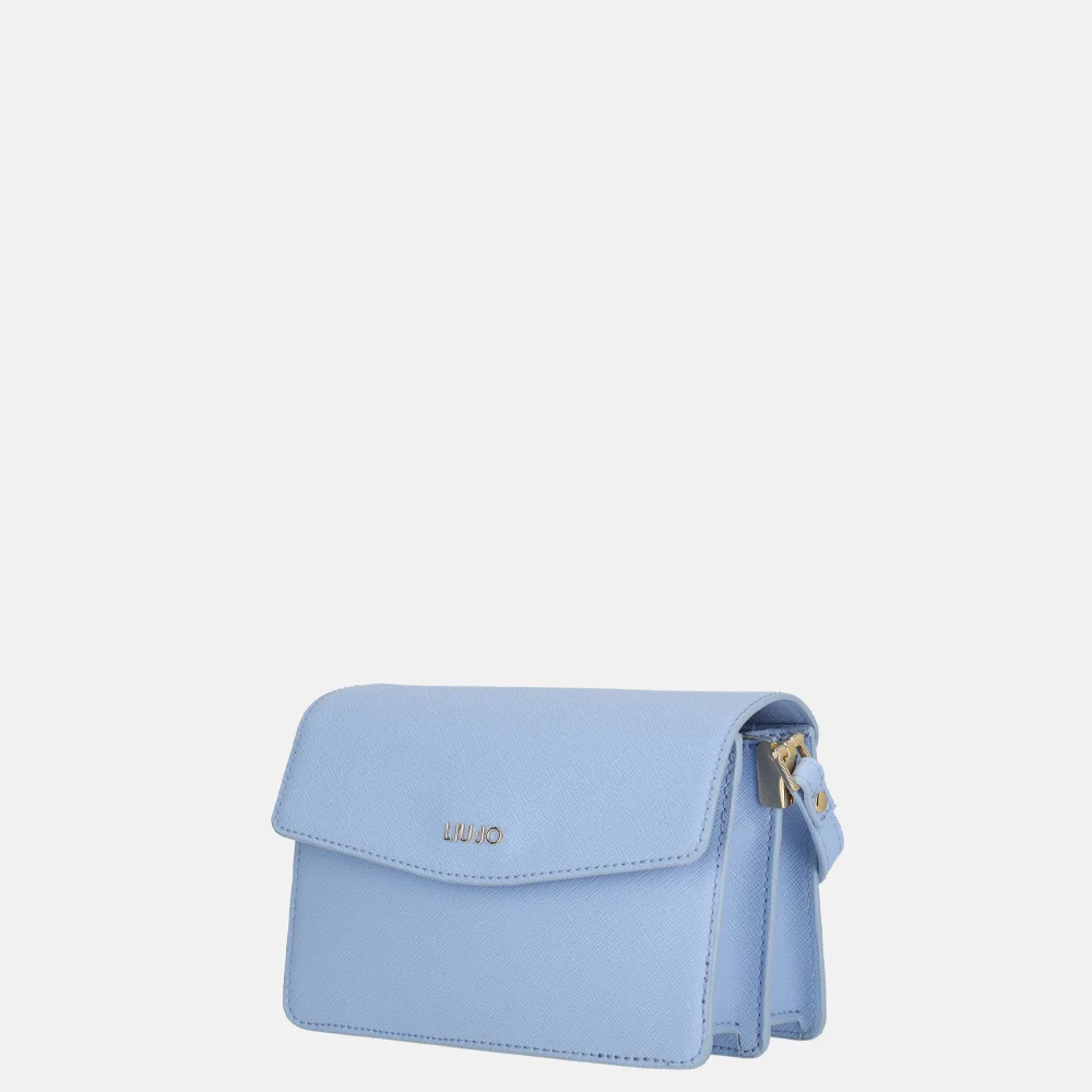 Liu Jo Saffiano crossbody tas cielo bij Duifhuizen