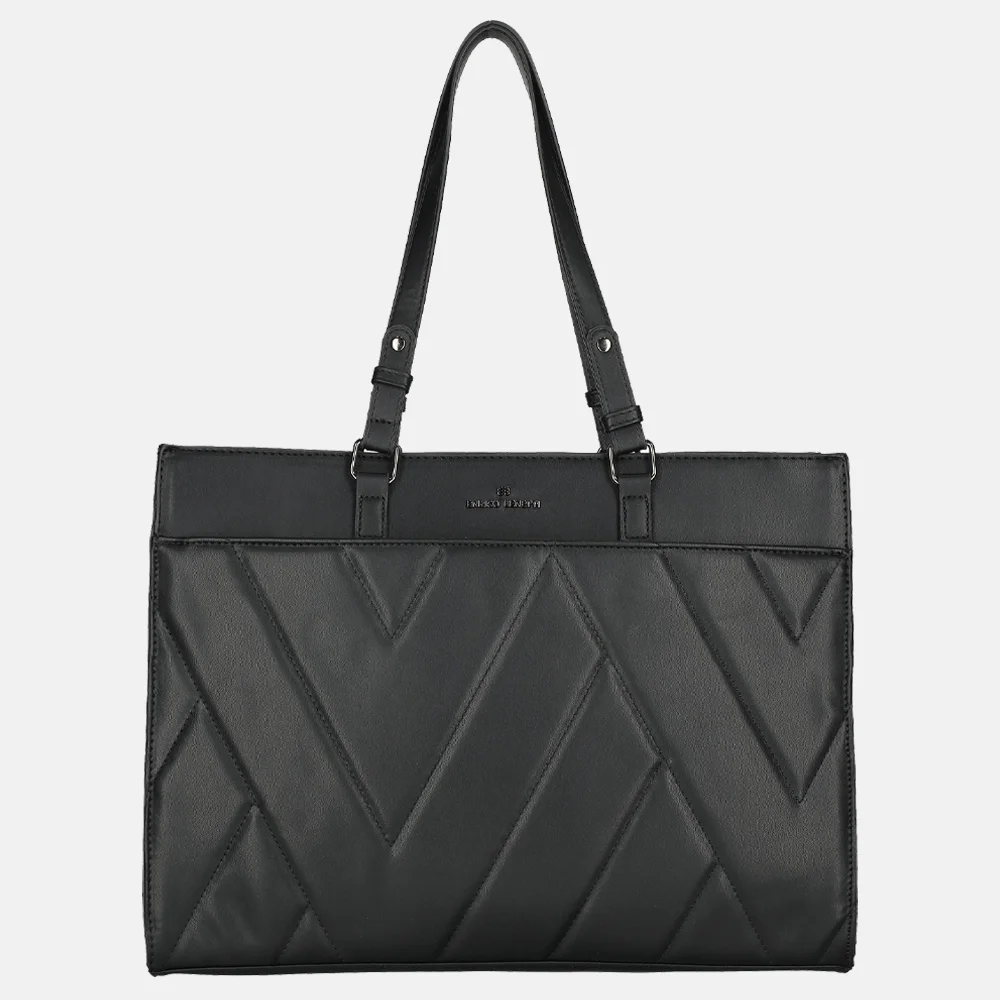Enrico Benetti Evie shopper 15 inch zwart