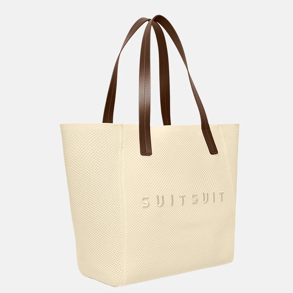 SUITSUIT Serenity Flyknit bag shopper wisper white bij Duifhuizen