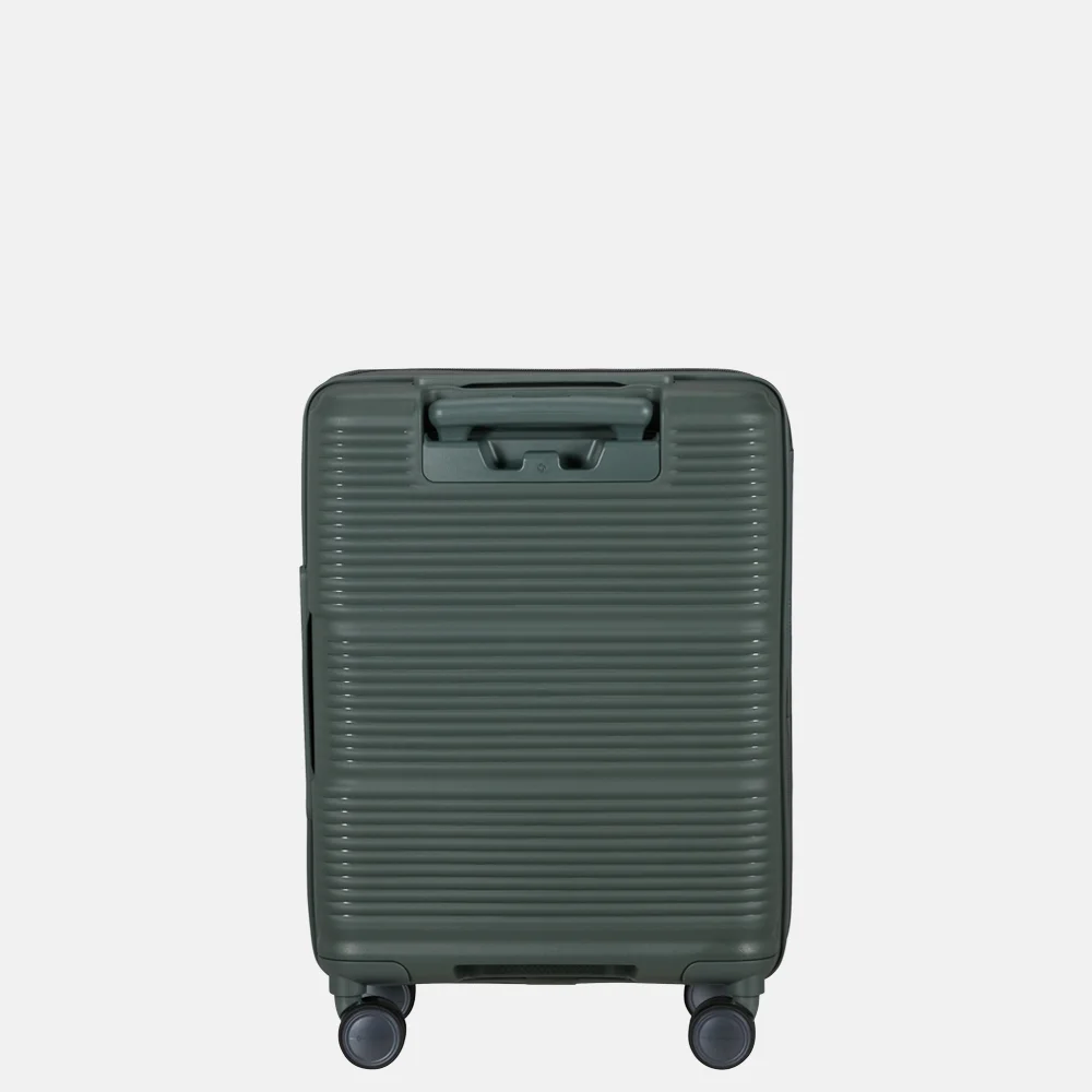 Samsonite Paralux HS Spinner handbagage koffer expendable 55 cm olive bij Duifhuizen