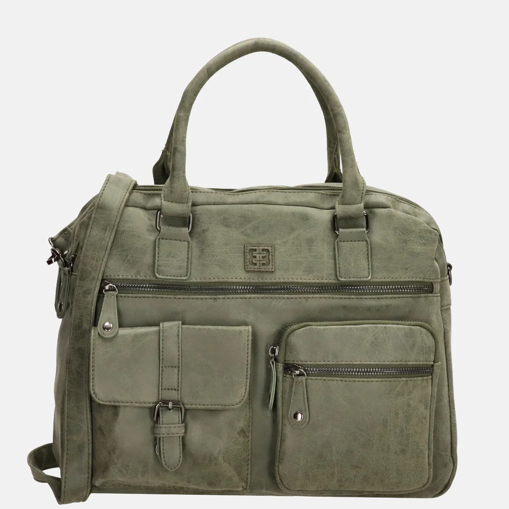 Enrico Benetti Ardèche shopper 13 inch olive