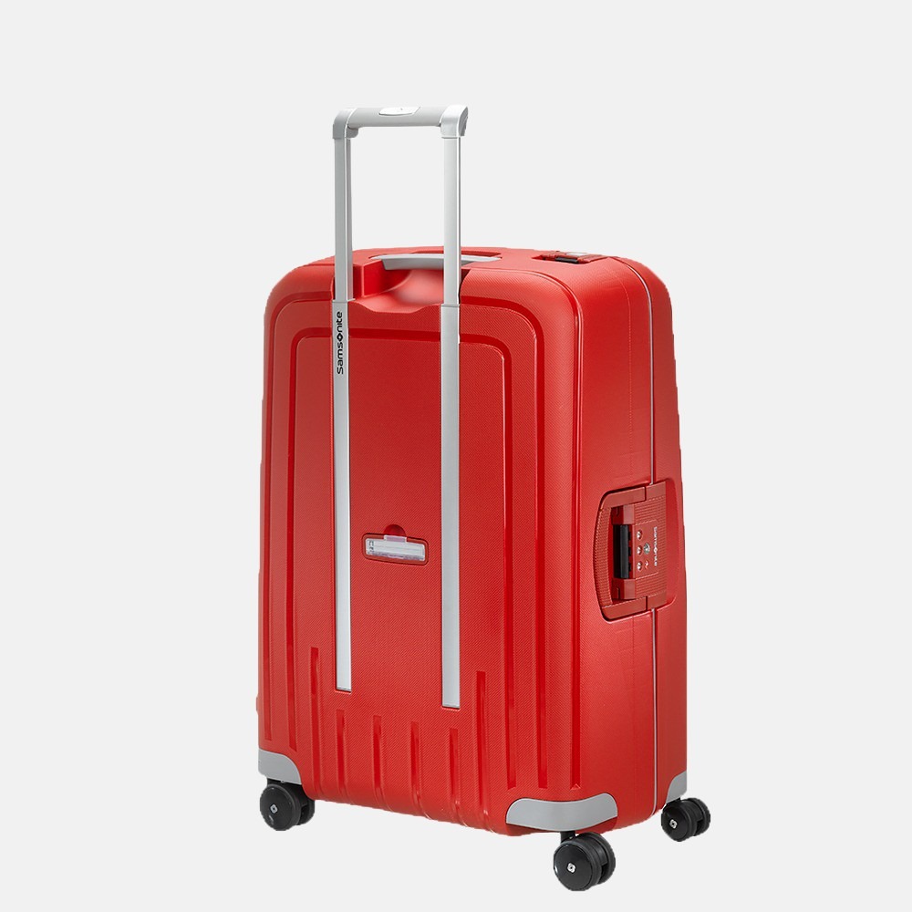 Samsonite S'Cure spinner 69 cm crimson red bij Duifhuizen